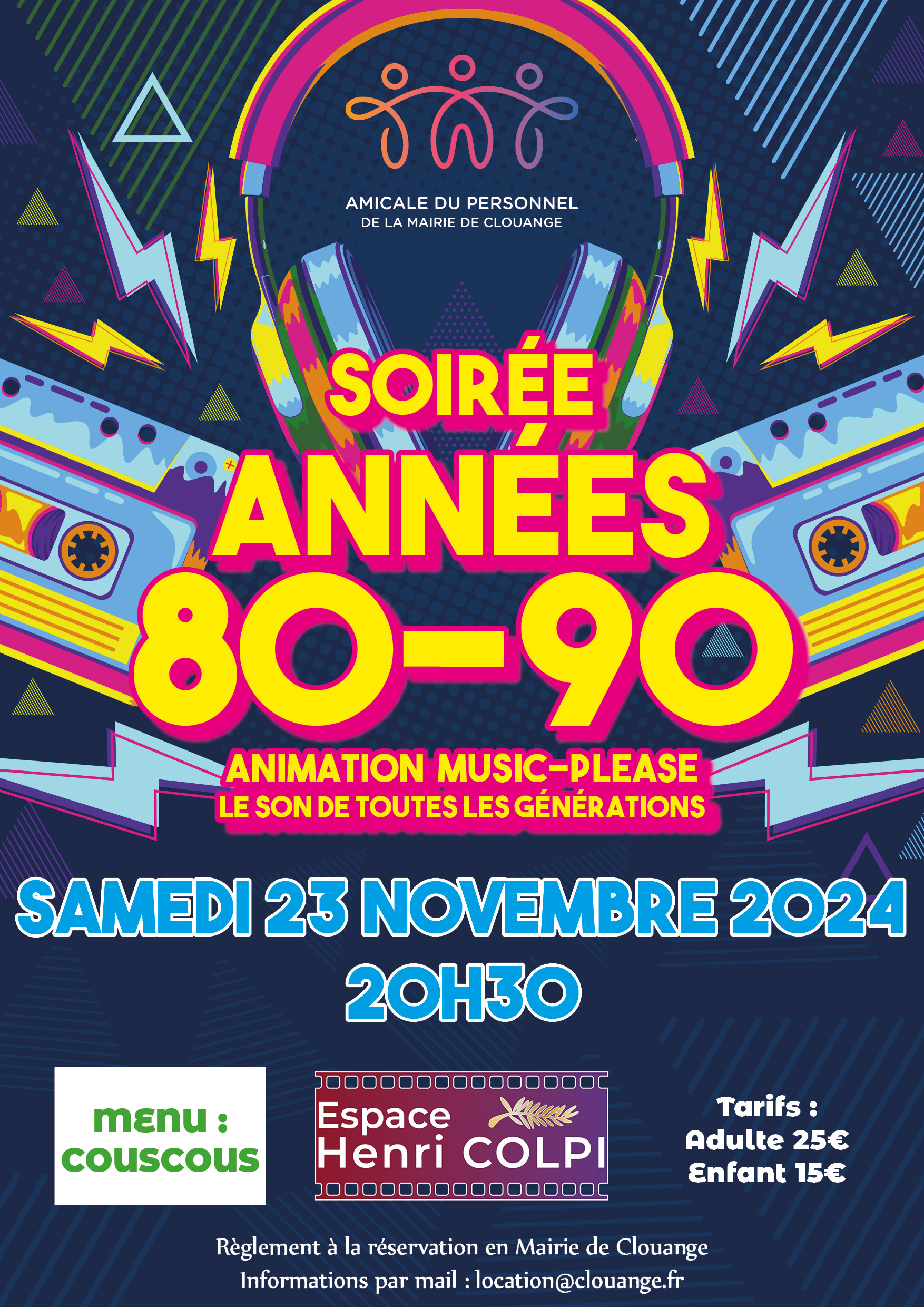 Soirée Années 80-90