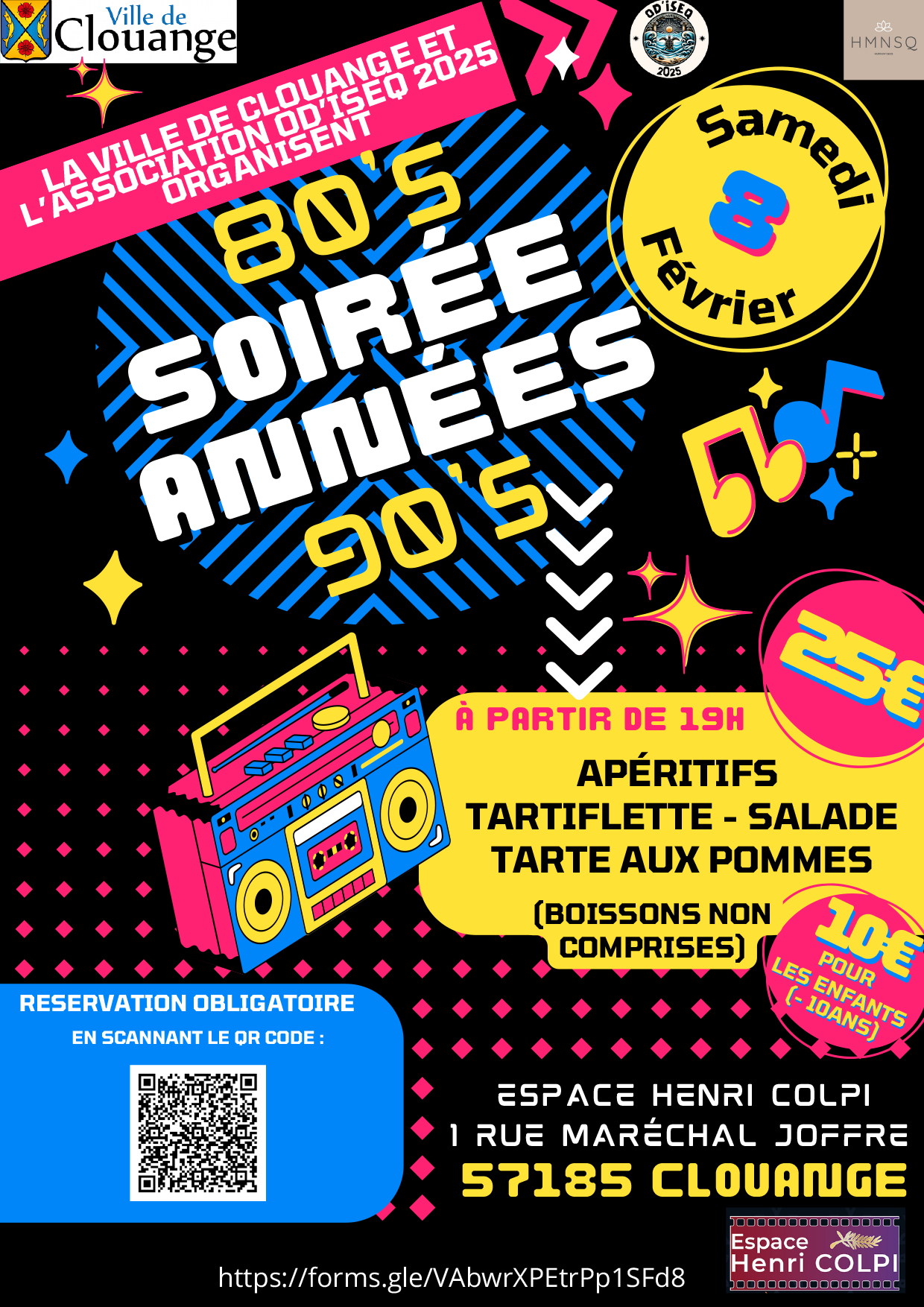 Soirée Années 80-90